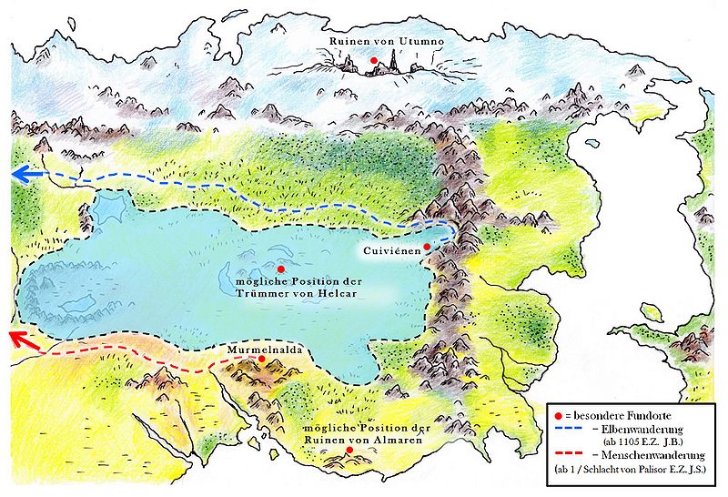 Datei:Archäologische Karte des Ostens von Mittelerde.jpg
